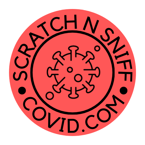 Scratch N Sniff COVID Stickers